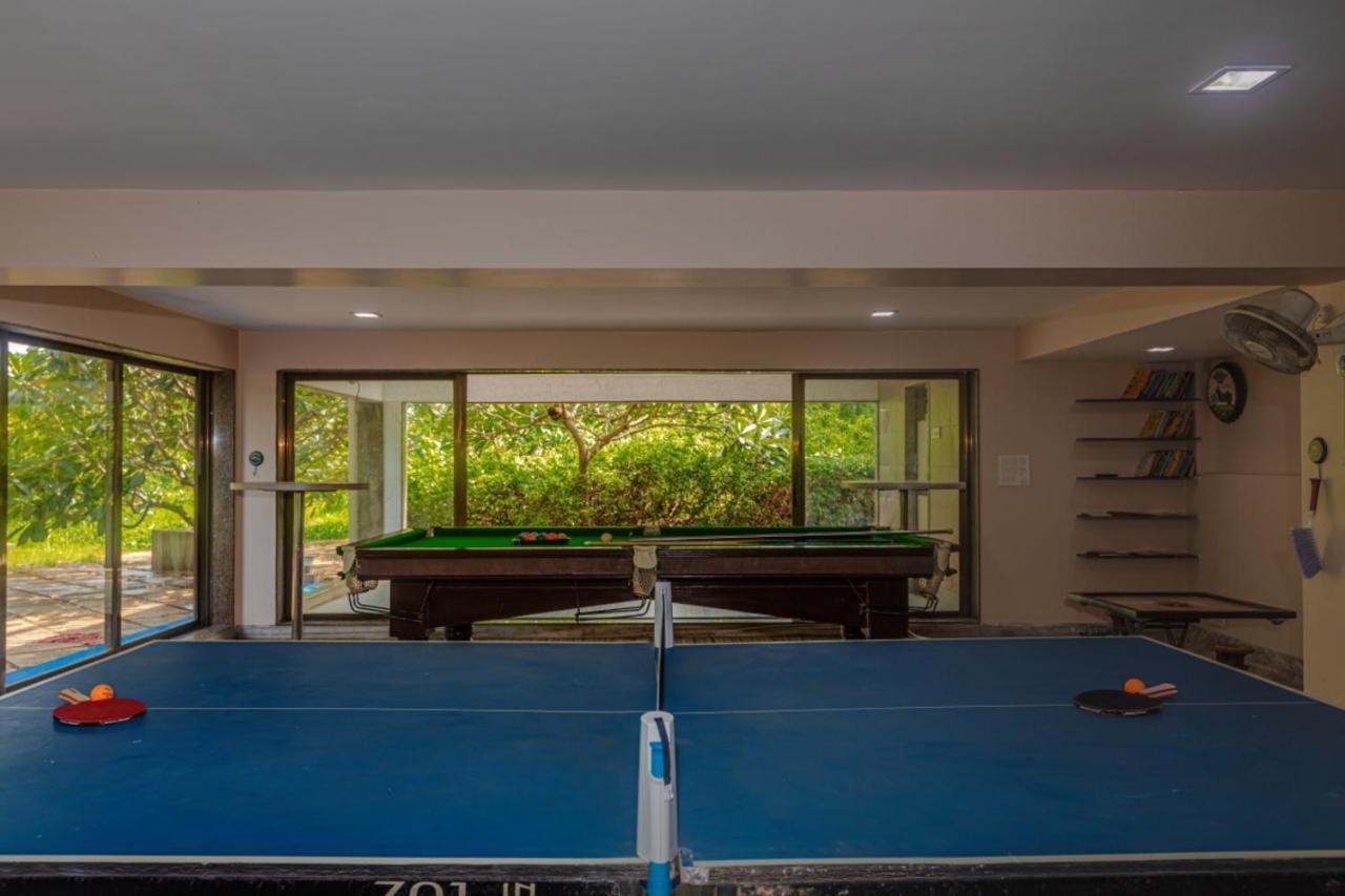 Saffronstays Aura, Alibaug - Luxury Pool Villa With A Game Room And Spacious Lawn Alībāg Exteriér fotografie
